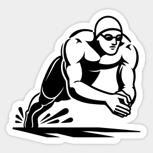 Competitive Swimmer Sticker